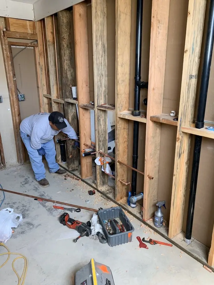 Commercial rough-in plumbing for Gas Line Repair in Bay Shores